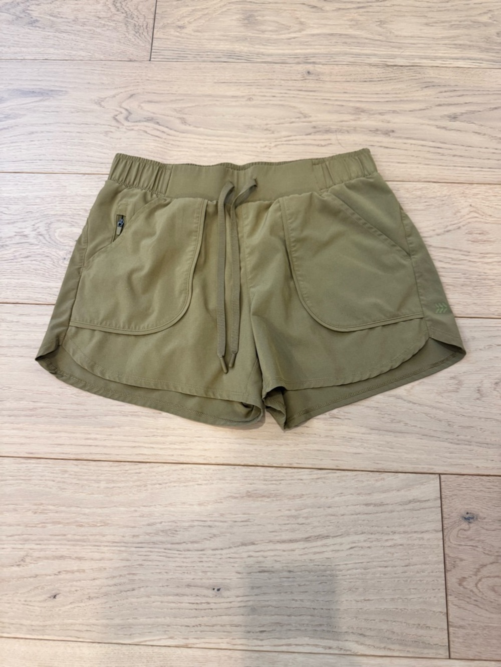 all in motion Olive Green Drawstring Athletic Shorts